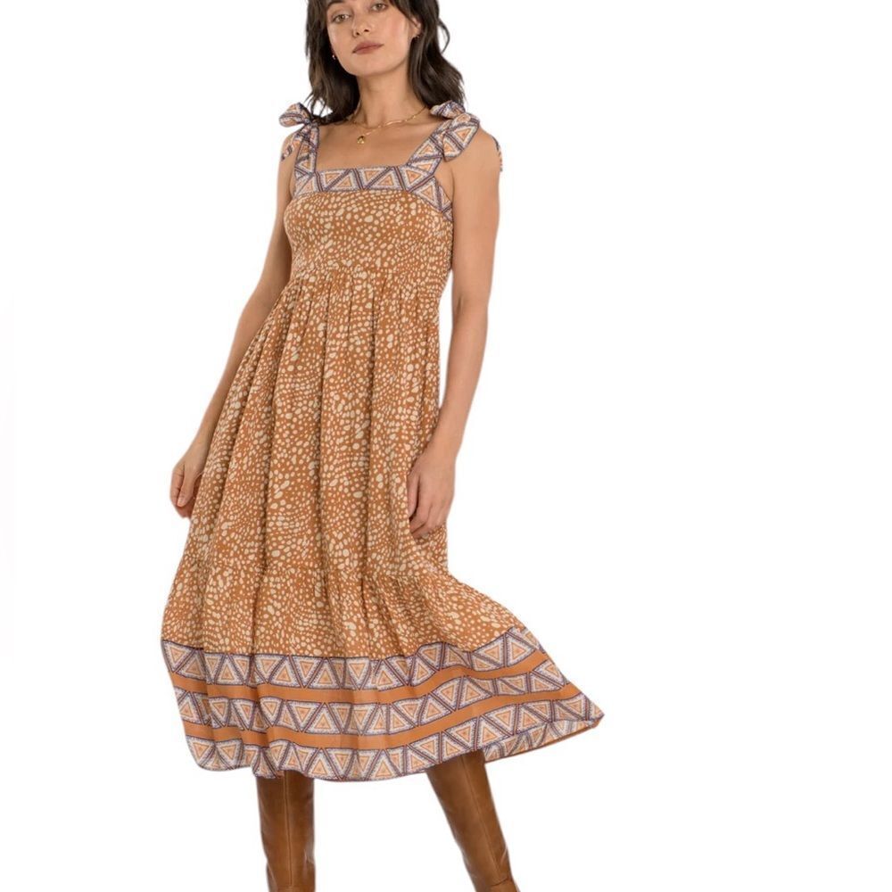 Olivia James The Label Doe Dress in Hide XS - Picture 2 of 8